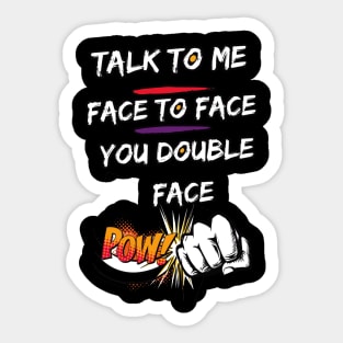 Double Face Sticker